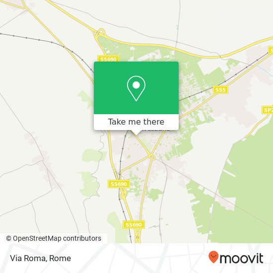 Via Roma map