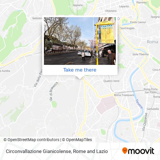 Circonvallazione Gianicolense map