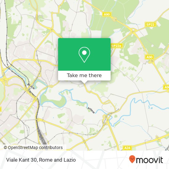 Viale Kant 30 map