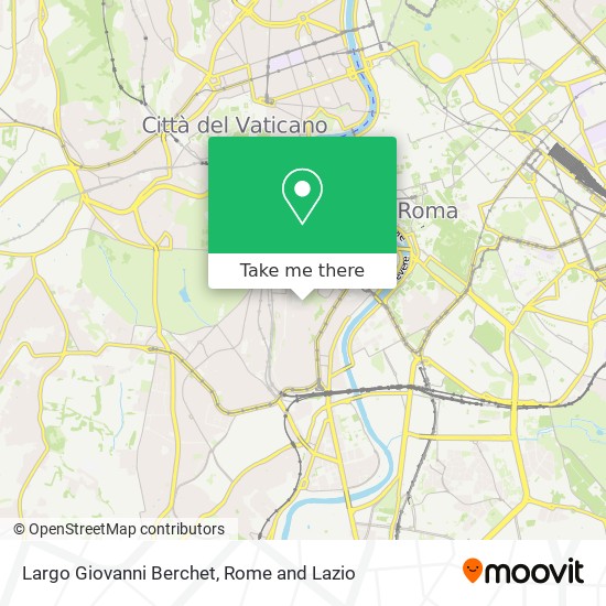 Largo Giovanni Berchet map
