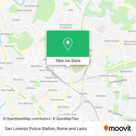 San Lorenzo Police Station map