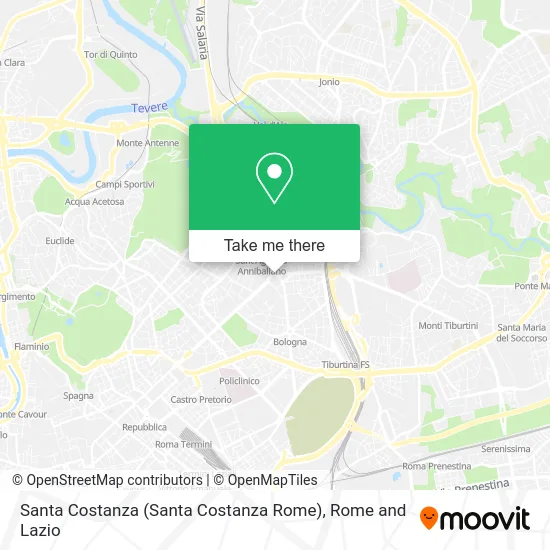 Saint Costanza (Saint Costanza Rome) map