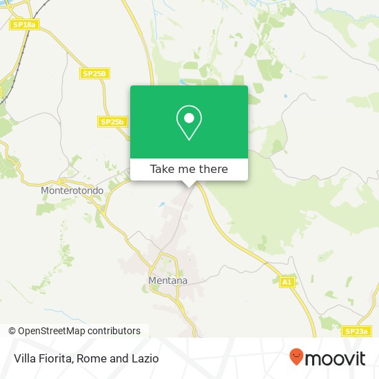 Villa Fiorita map
