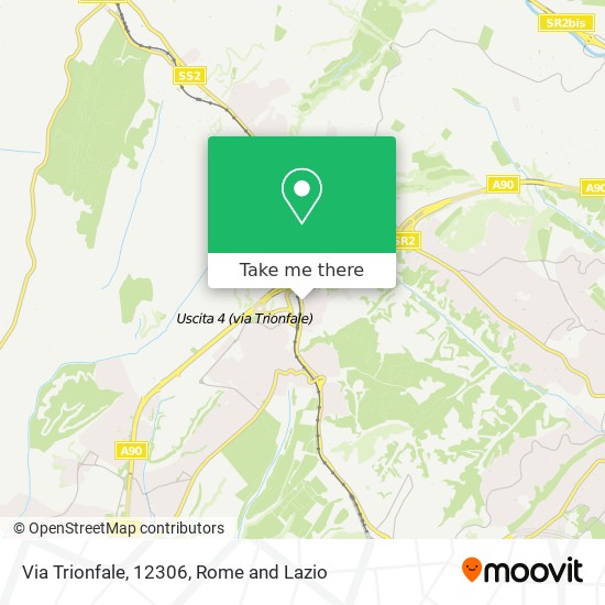 Via Trionfale, 12306 map