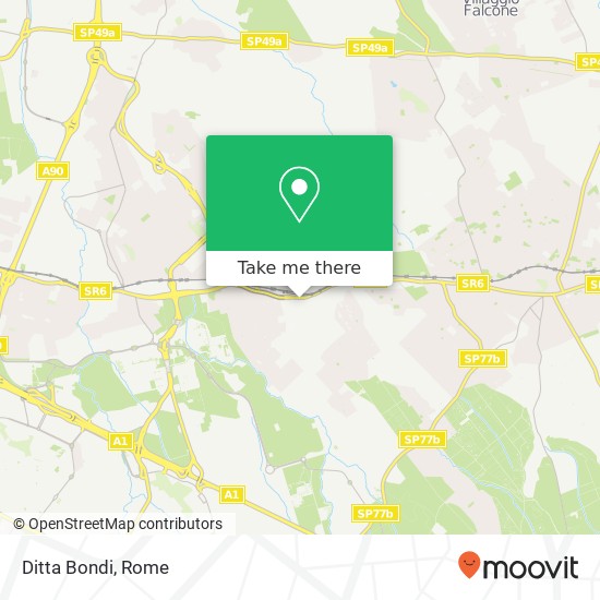 Ditta Bondi map