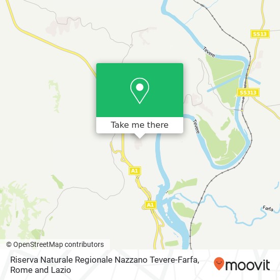 Riserva Naturale Regionale Nazzano Tevere-Farfa map