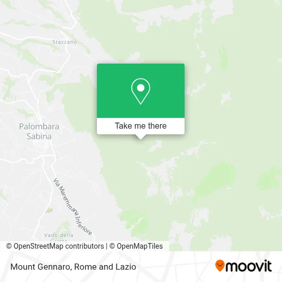 Mount Gennaro map