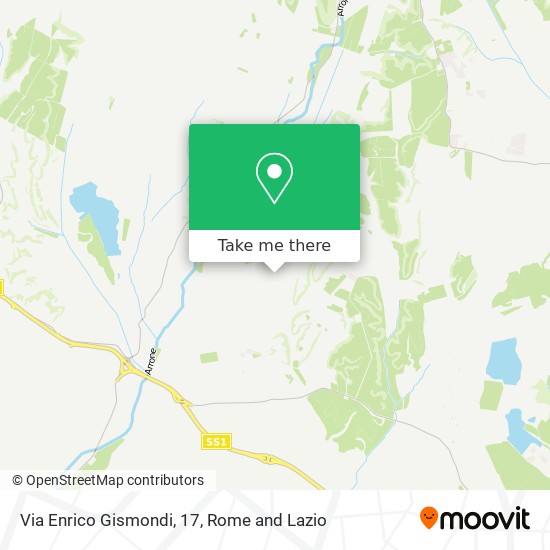 Via Enrico Gismondi, 17 map