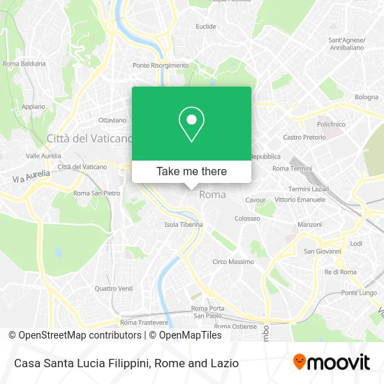 Santa Lucia Filippini House map