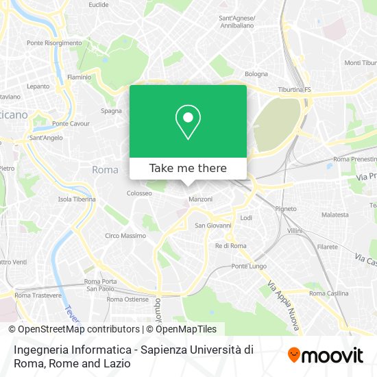 Ingegneria Informatica - Sapienza Università di Roma map
