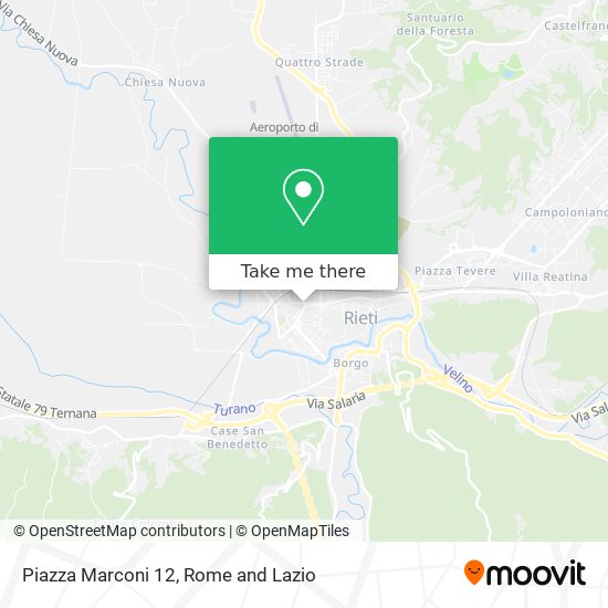 Piazza Marconi 12 map