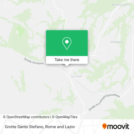 Grotte Santo Stefano map