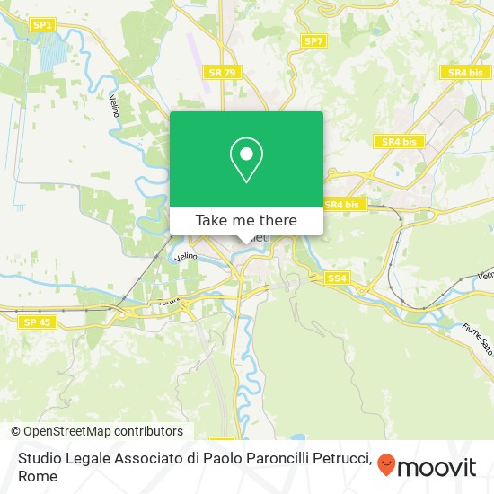 Studio Legale Associato di Paolo Paroncilli Petrucci map