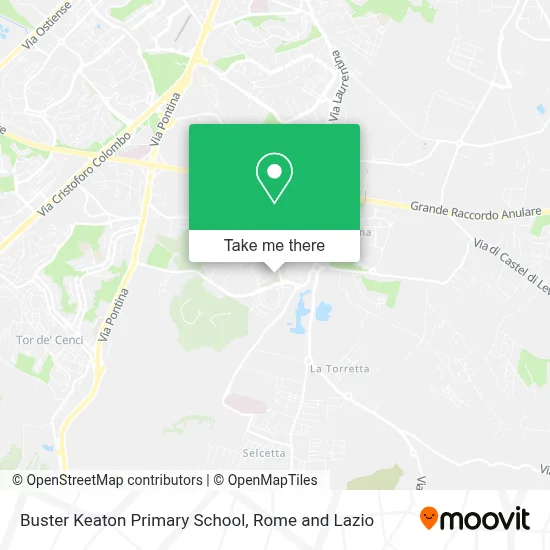 Buster Keaton Primary School map