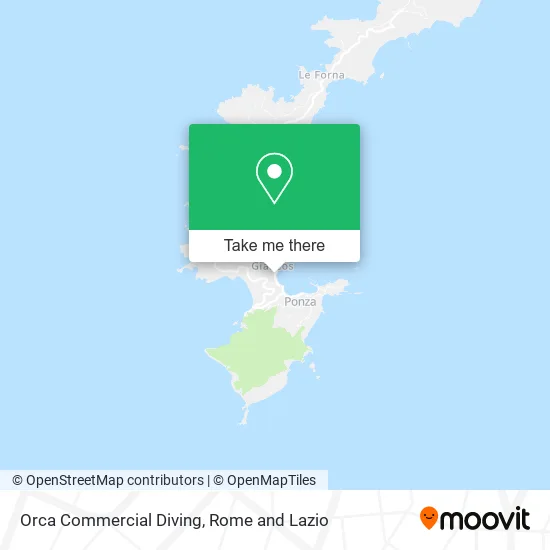 Orca Commercial Diving map