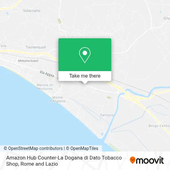 Amazon Hub Counter-La Dogana di Dato Tobacco Shop map
