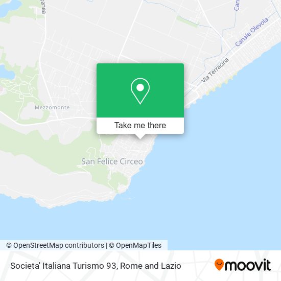Societa' Italiana Turismo 93 map