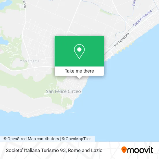 Italian Tourism Society 93 map
