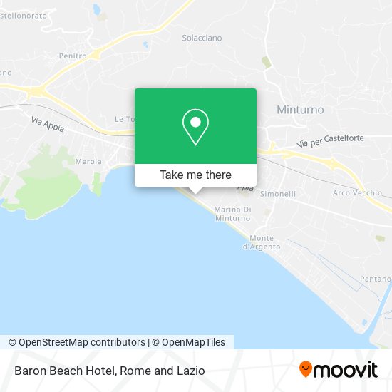 Baron Beach Hotel map