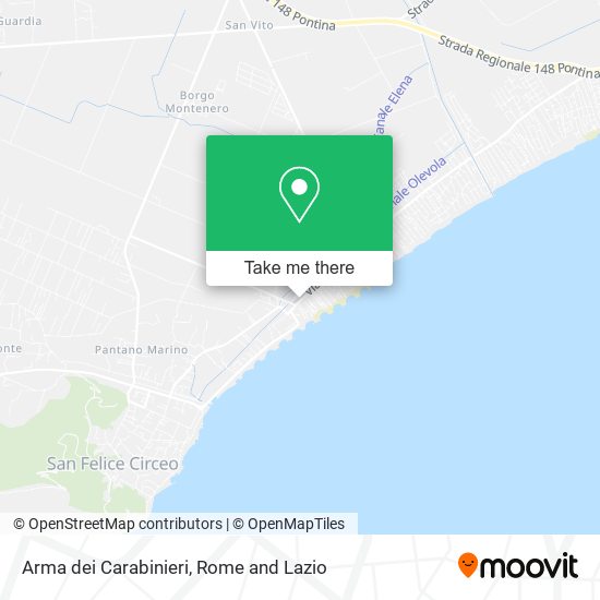 Arma dei Carabinieri map