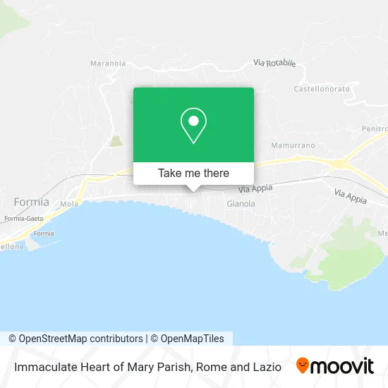 Immaculate Heart of Mary Parish map