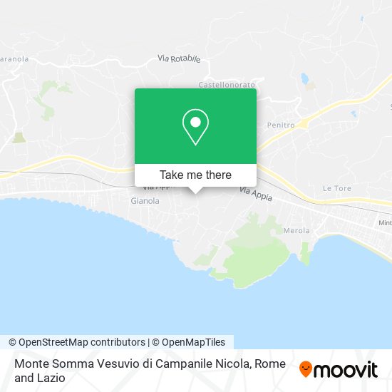 Monte Somma Vesuvio di Campanile Nicola map