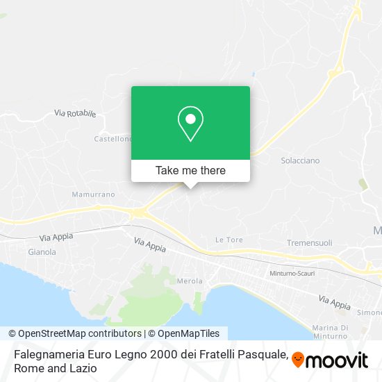 Falegnameria Euro Legno 2000 dei Fratelli Pasquale map