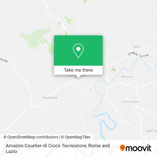 Amazon Counter-Di Cicco Tecnostore map