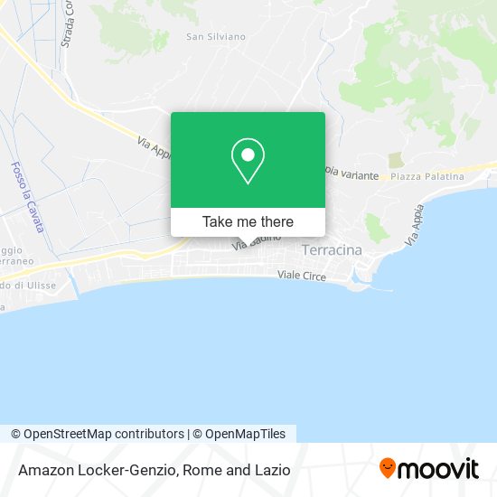 Amazon Locker-Genzio map