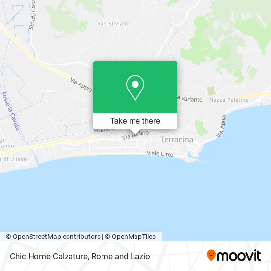 Chic Home Calzature map