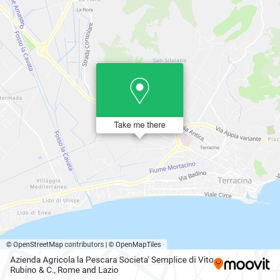 Azienda Agricola la Pescara Societa' Semplice di Vito Rubino & C. map
