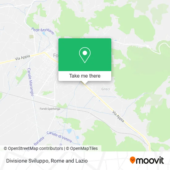 Divisione Sviluppo map