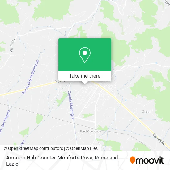 Amazon Hub Counter-Monforte Rosa map
