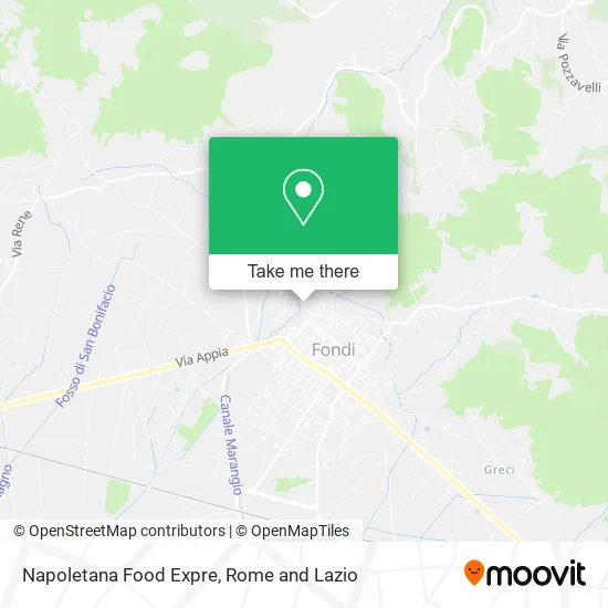 Napoletana Food Express map