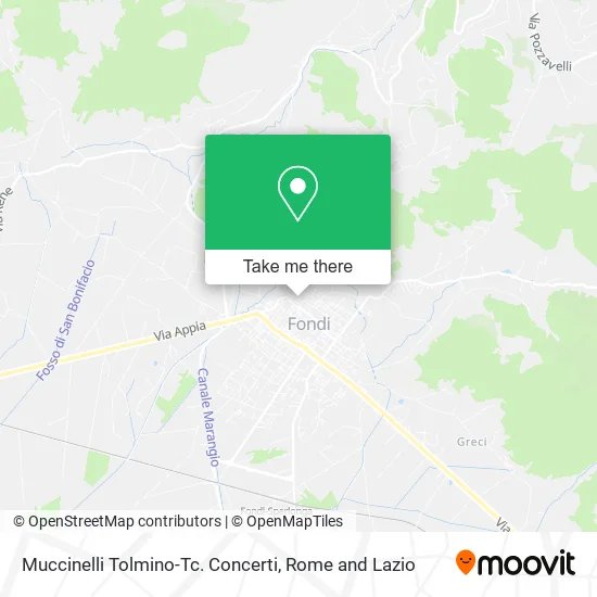 Muccinelli Tolmino-Tc. Concerts map