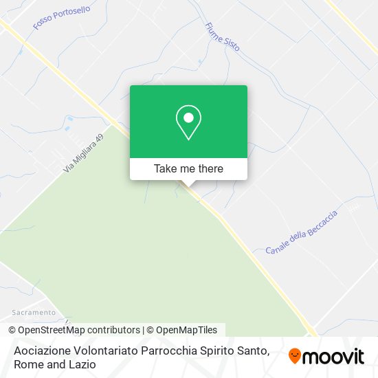 Aociazione Volontariato Parrocchia Spirito Santo map