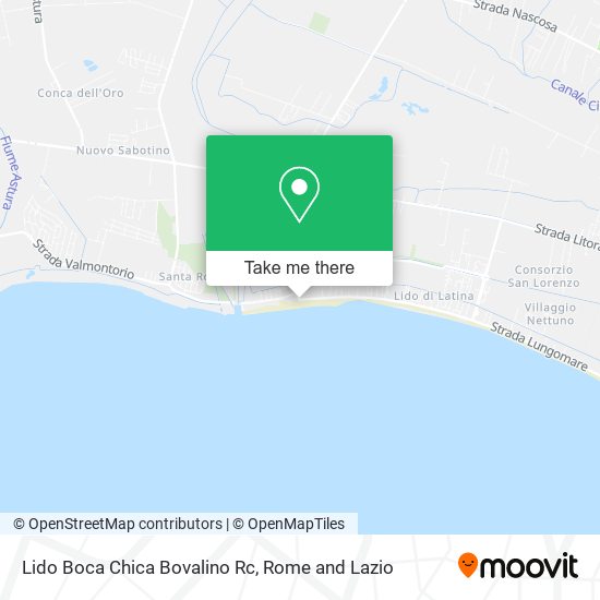 Lido Boca Chica Bovalino Rc map
