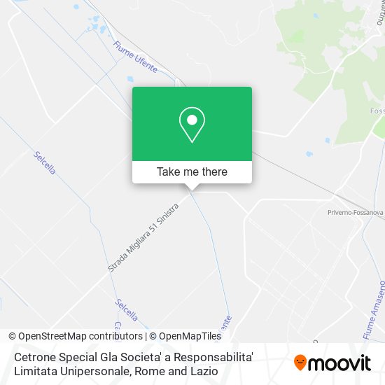 Cetrone Special Gla Societa' a Responsabilita' Limitata Unipersonale map