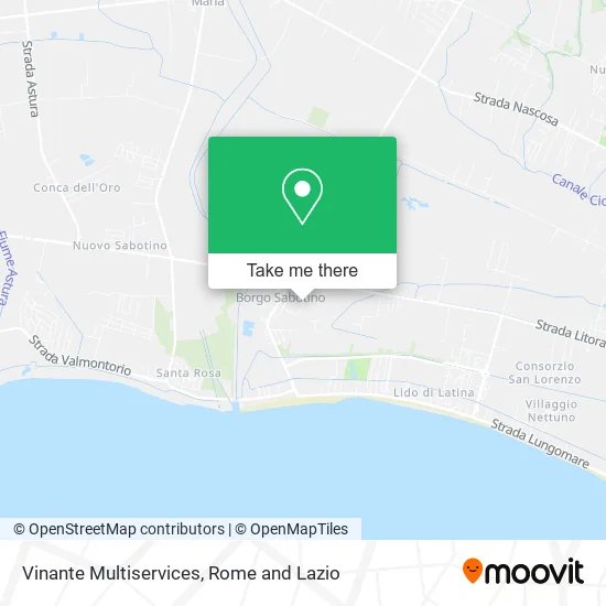 Vinante Multiservices map