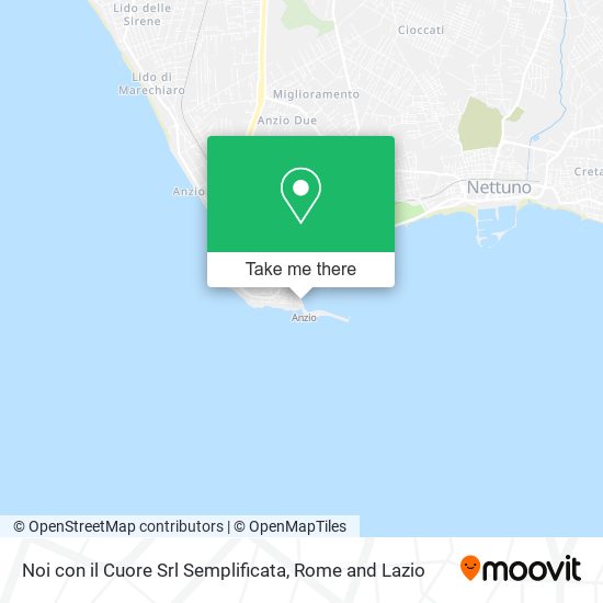Noi con il Cuore Srl Semplificata map
