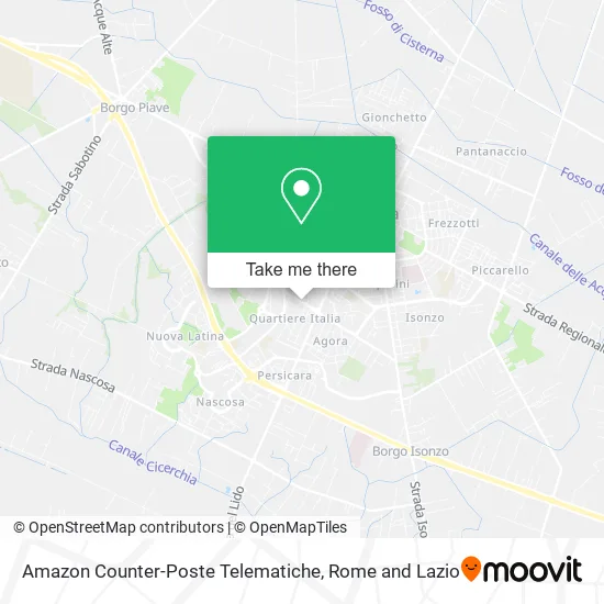 Amazon Counter-Poste Telematiche map