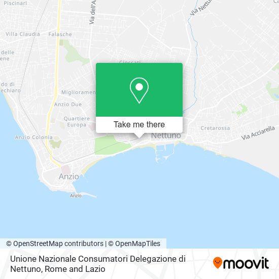 Unione Nazionale Consumatori Delegazione di Nettuno map