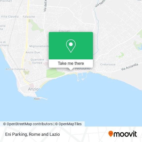 Eni Parking map