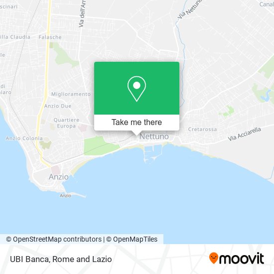 UBI Banca map