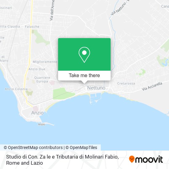 Studio di Con. Za le e Tributaria di Molinari Fabio map