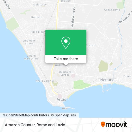 Amazon Counter map