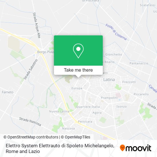Elettro System Elettrauto di Spoleto Michelangelo map