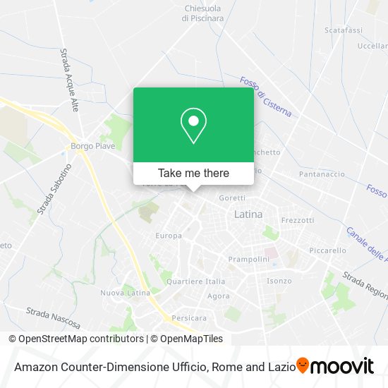 Amazon Counter-Dimensione Ufficio map