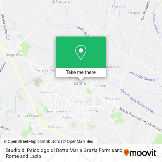 Studio di Psicologo di Dotta Maria Grazia Formisano map