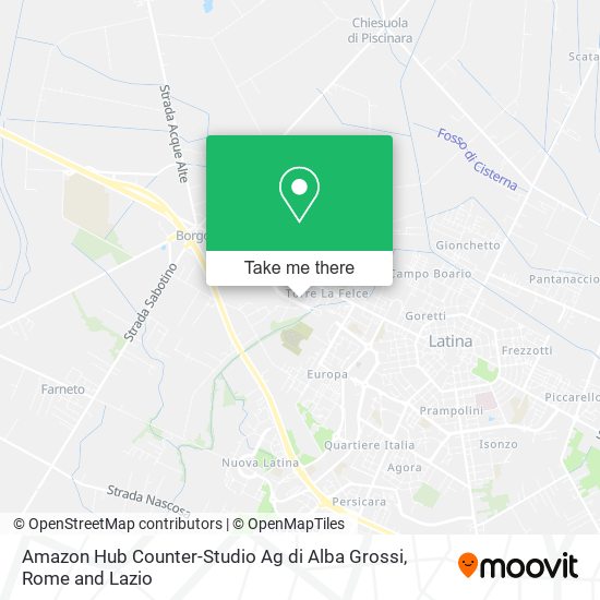 Amazon Hub Counter-Studio Ag di Alba Grossi map